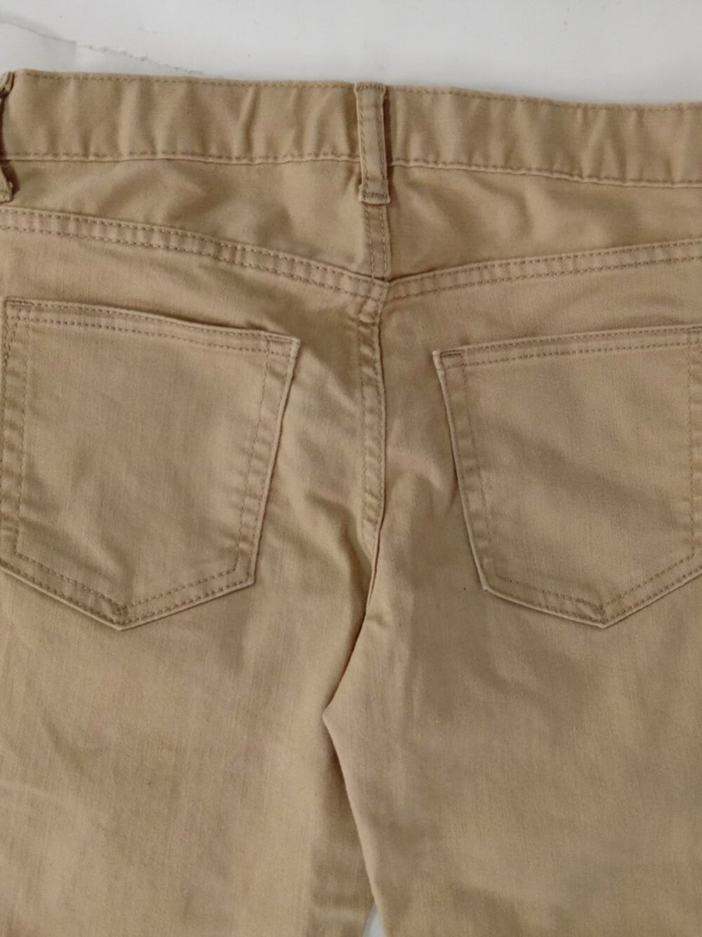 Gap Kids Boys Slim Straight Fit Khaki Tan Pants Size 14 Regular Adjustable Waist - Picture 13 of 14